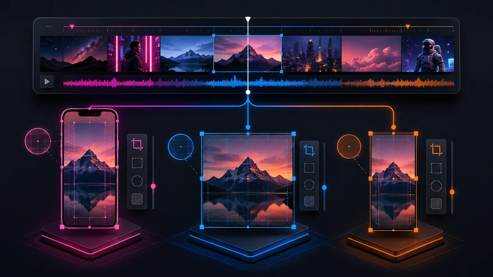 Méthode pour décliner un master vidéo selon chaque plateforme